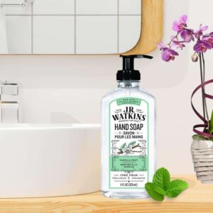 Savon mains Liquide Menthe à la vanille