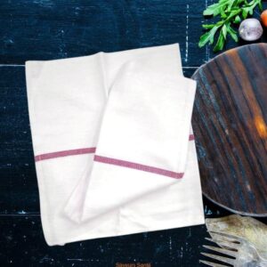 Linge de cuisine ligne rouge 15 x 26